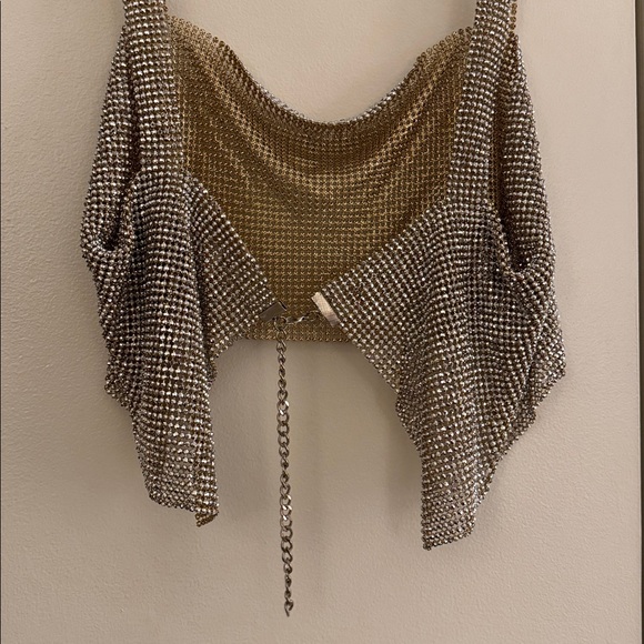 NWT H&M Rhinestone Top - Picture 10 of 10